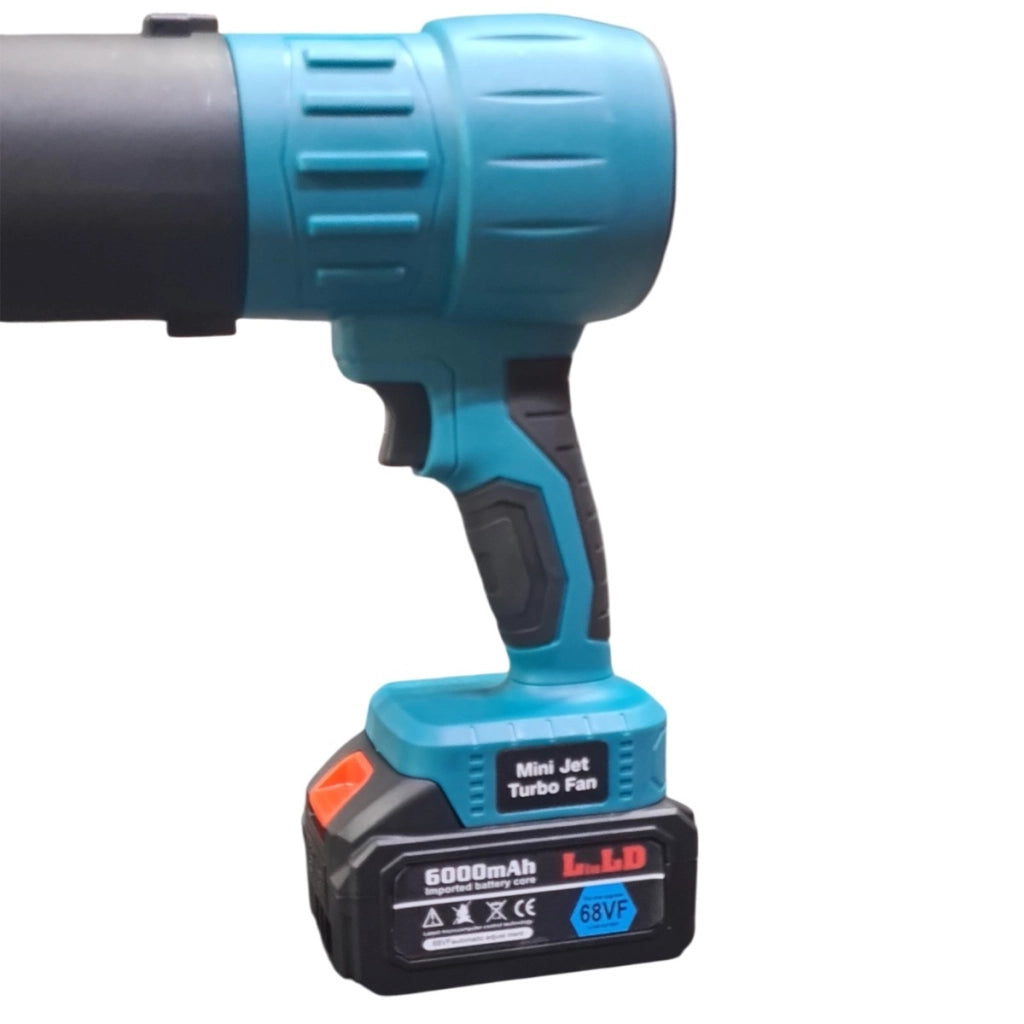 SOFFIATORE A BATTERIA PER FOGLIE GIARDINO TURBO VENTOLA BATTERIA 6000MAH 68VF