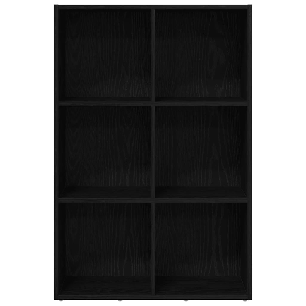 Libreria Rovere Nero 66x30x98 cm in Legno Multistrato 862420