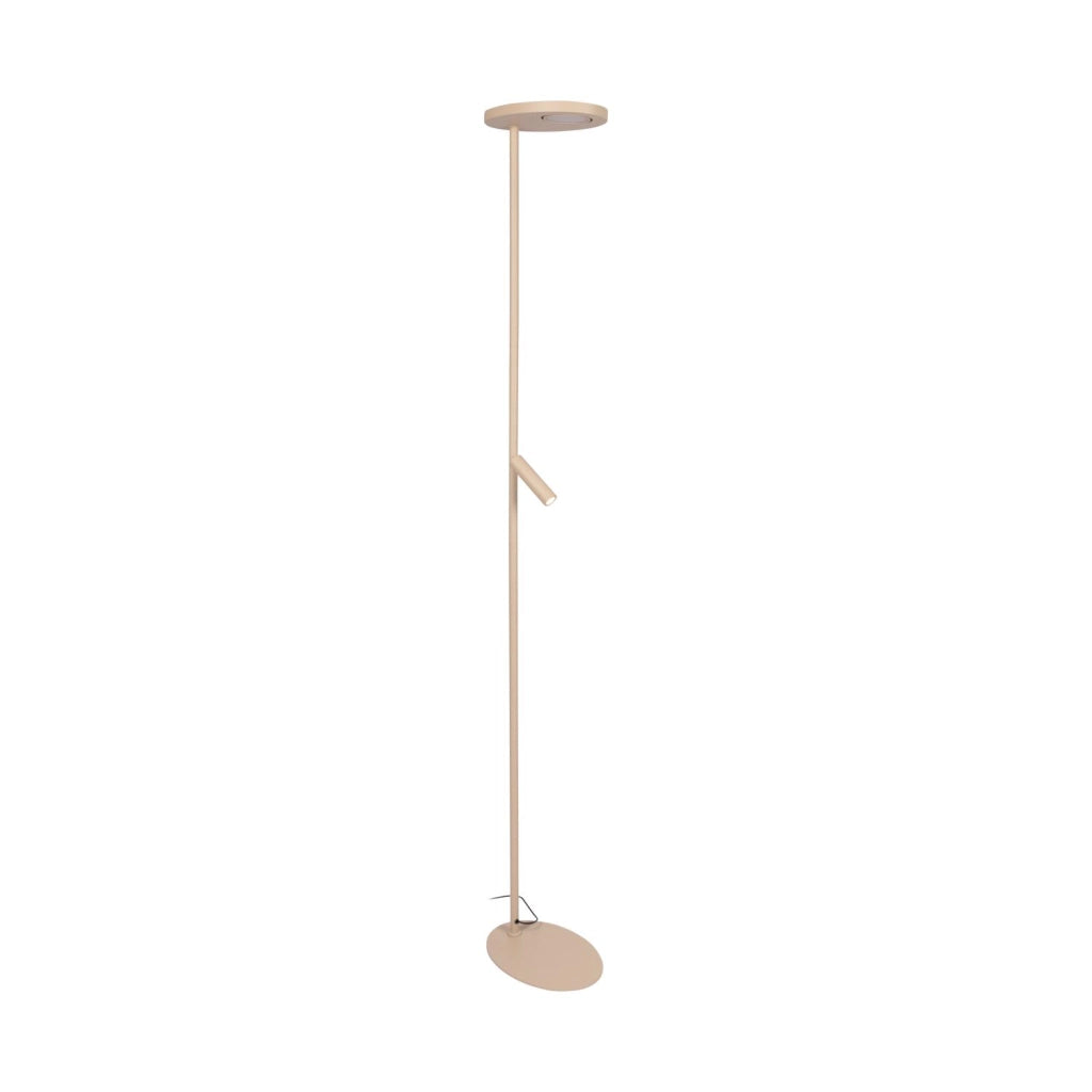 Lampada da terra ORTOLAN LED dimmerabile taupe Lucide