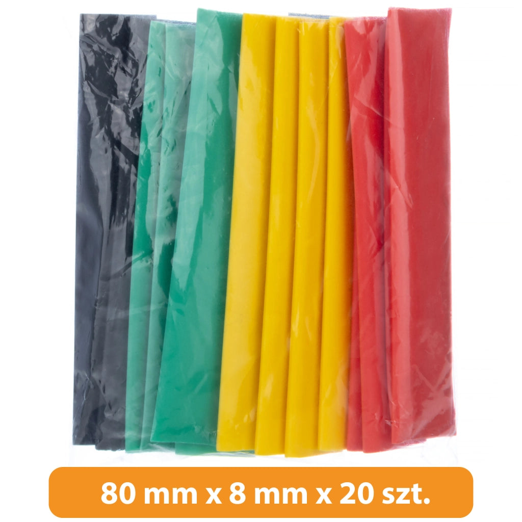 Set di Tubetti Termorestringenti Rosfix – 328 Pezzi | Poliolefina, 8 Dimensioni, 5 Colori