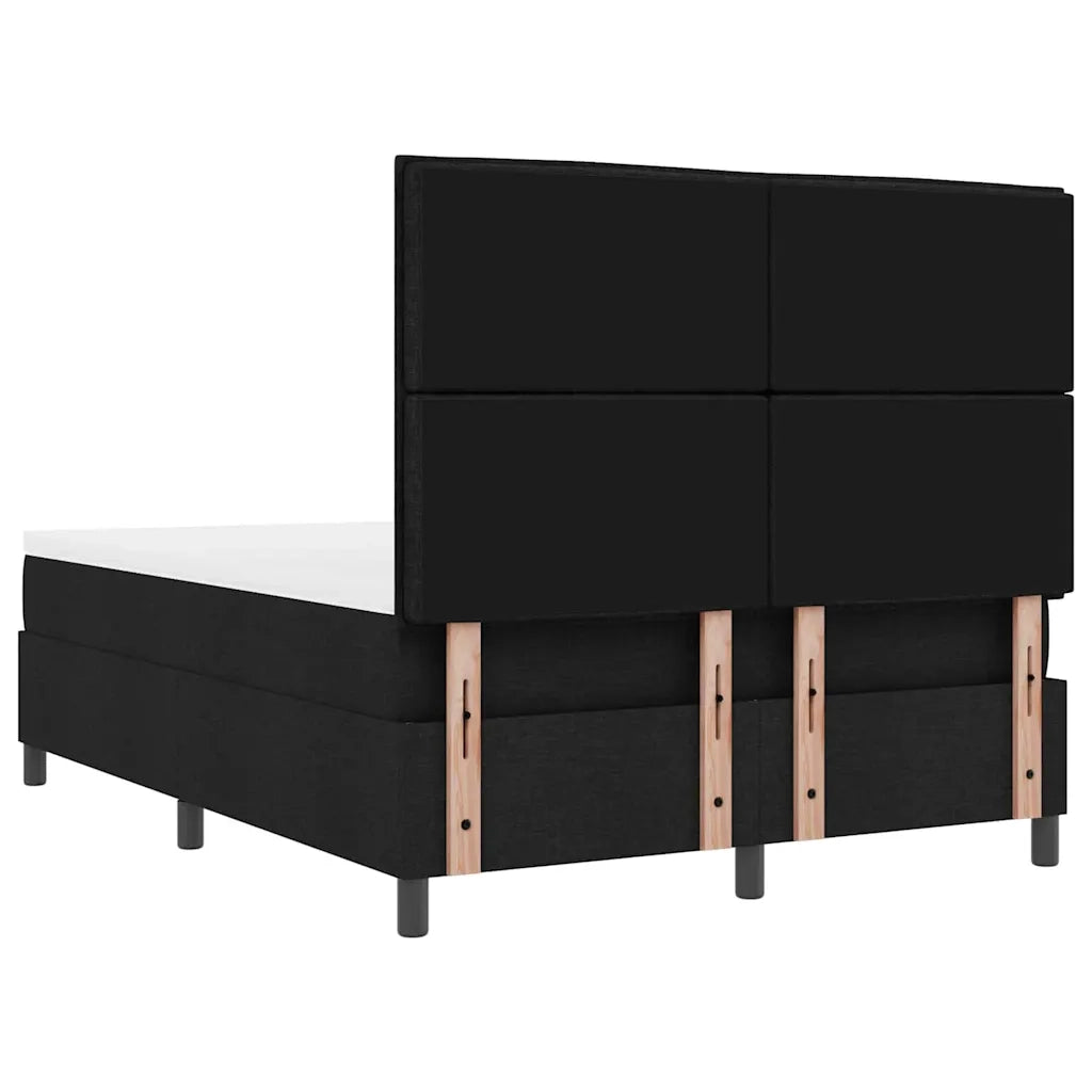 Letto a molle con materasso Nero 160 x 200 cm Tessuto 3339324