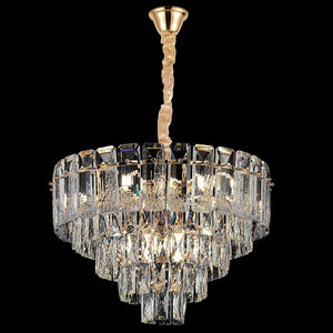 Lampada Cristal G056-cp 50cm Gold