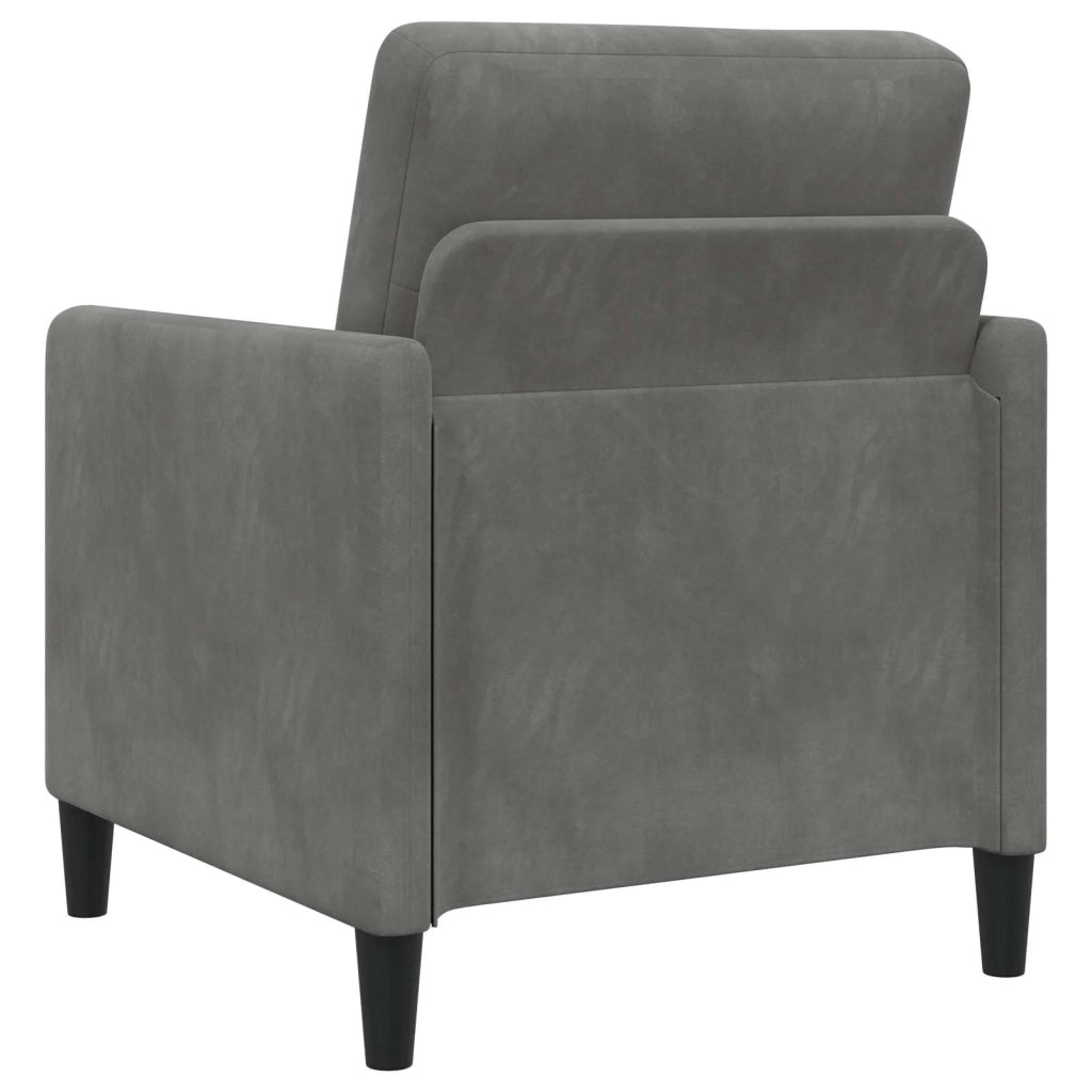 Set di Divani con Storage 2 pz Grigio Scuro Poliestere 3429163