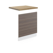 Pannello frontale R-Line Grigio nobile/Bianco 60 cm, PL Rovere Vicco