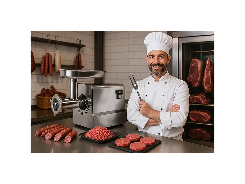 Tritacarne Reber N. 12 Elettrico 600W INOX | Macinazione Pro per Casa