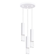 Lampada a sospensione LAMI 3P bianco