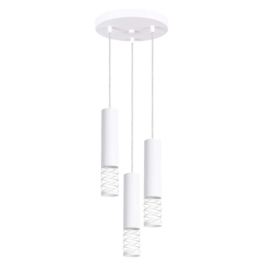 Lampada a sospensione LAMI 3P bianco