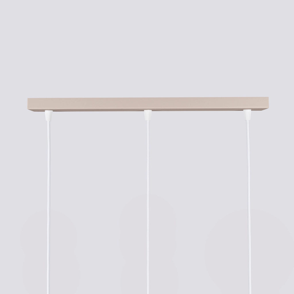 Lampada a sospensione GRAVIO 3 luci GU10 taupe/bianco