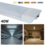 Plafoniera LED CCT 40W lampada parete soffitto muro officina garage ripostiglio 90cm luce interni 4000lm 230V