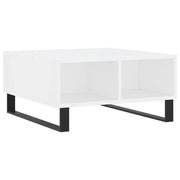 Tavolino da salotto | Tavolino da caff¨¨ | Tavolino da Soggiorno Bianco 60x60x30 cm in Legno Multistrato