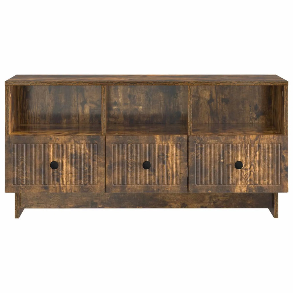 Mobile TV Rovere Fumo 102 x 34,5 x 50 cm Legno ingegnerizzato