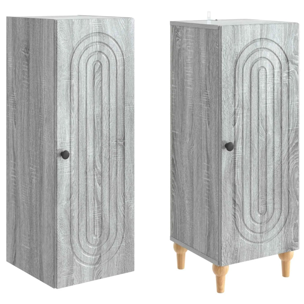 Set di armadi 2 pcs Sonoma grigio Legno ingegnerizzato 3416454