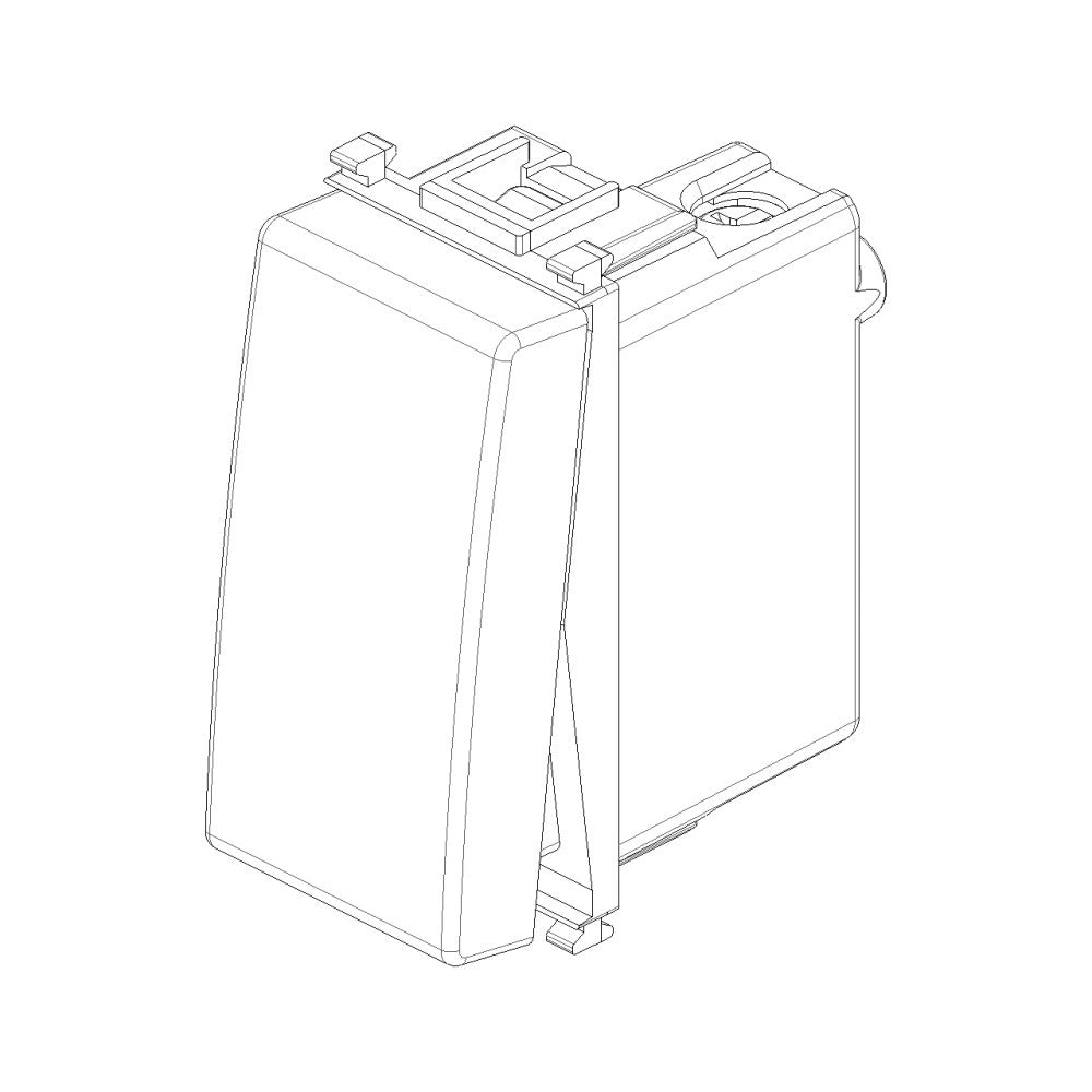 Vimar deviatore bianco 1p 10 ax 250 v max 100 w per lampade con alimentatore integrato lluminabile tasto sostituibile