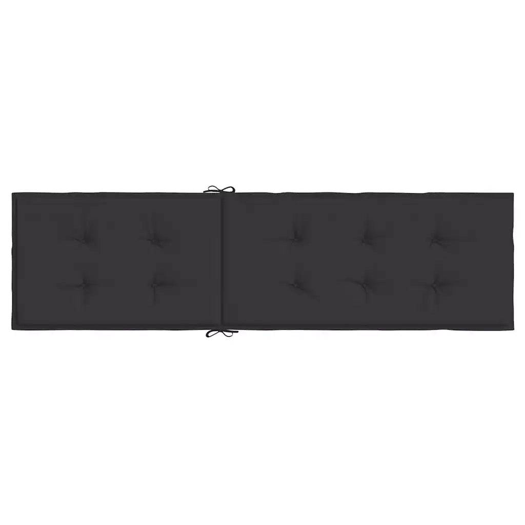 Cuscino per Sdraio Nero (75+105)x50x3 cm cod mxl 64851