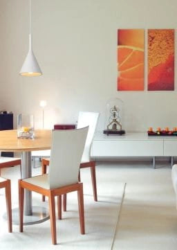 Lucide Gipsy lampada a sospensione gesso bianco E27 Ø16,5