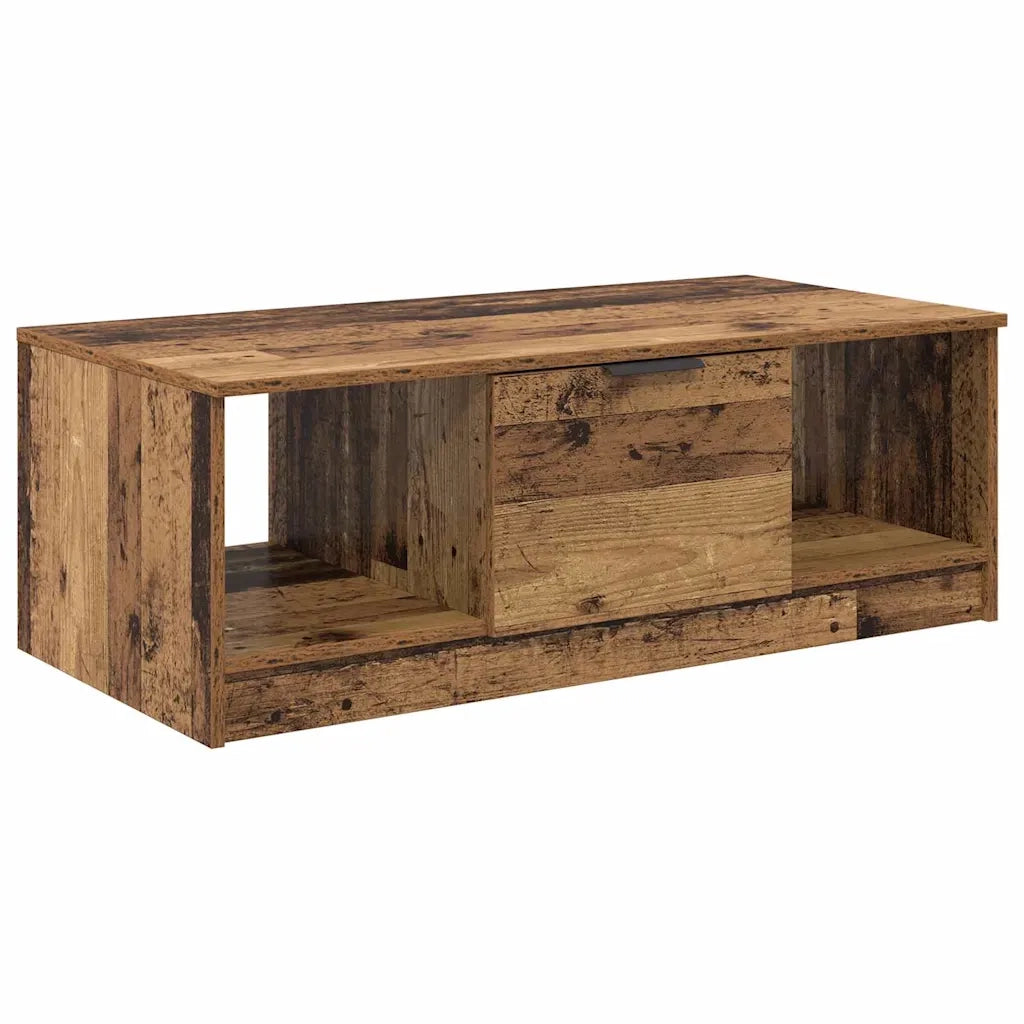 Tavolino da salotto con cassetto Legno vecchio 102 x 50 x 36cm 880519