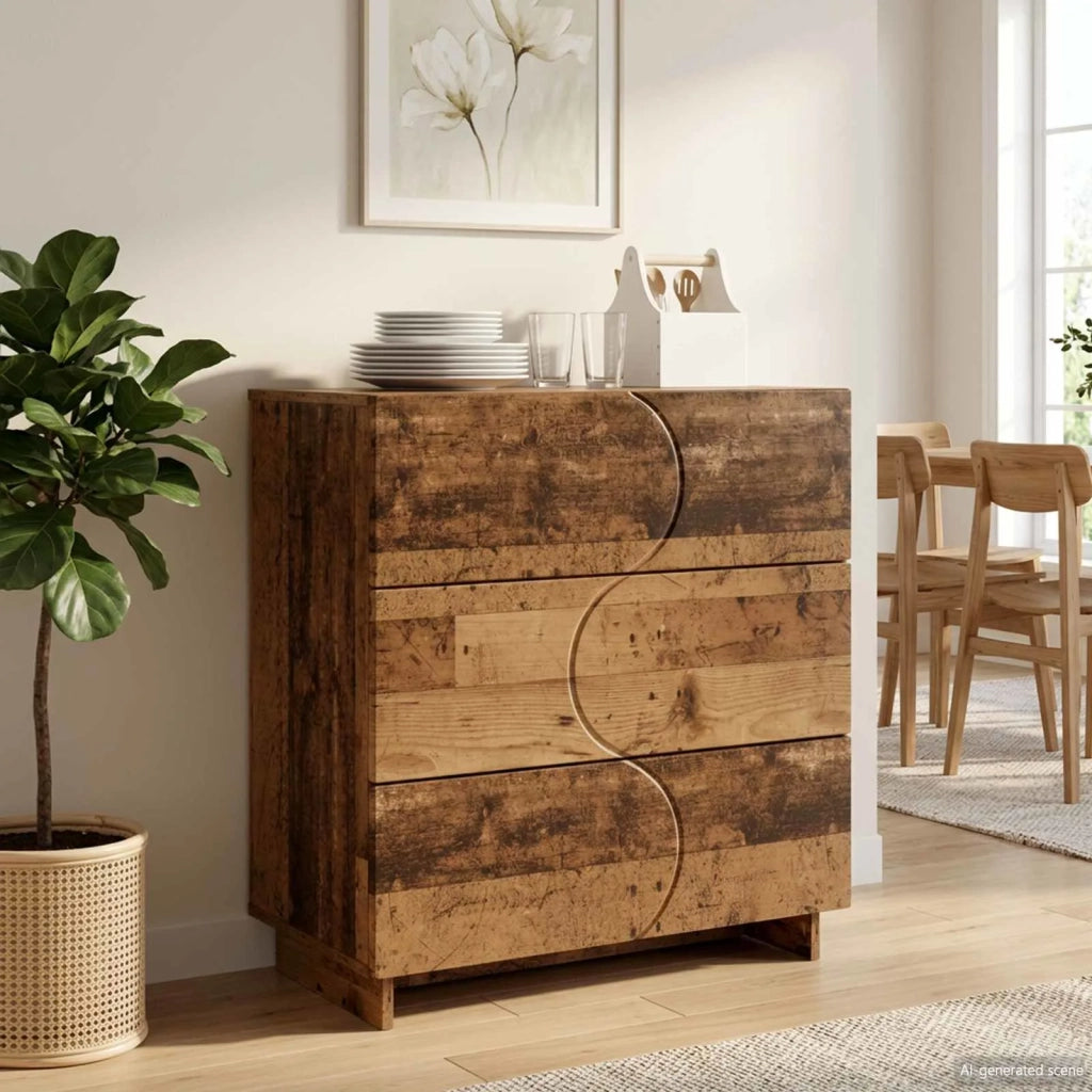 Credenza Legno antico 70 x 38 x 75 cm Legno ingegnerizzato 8011529