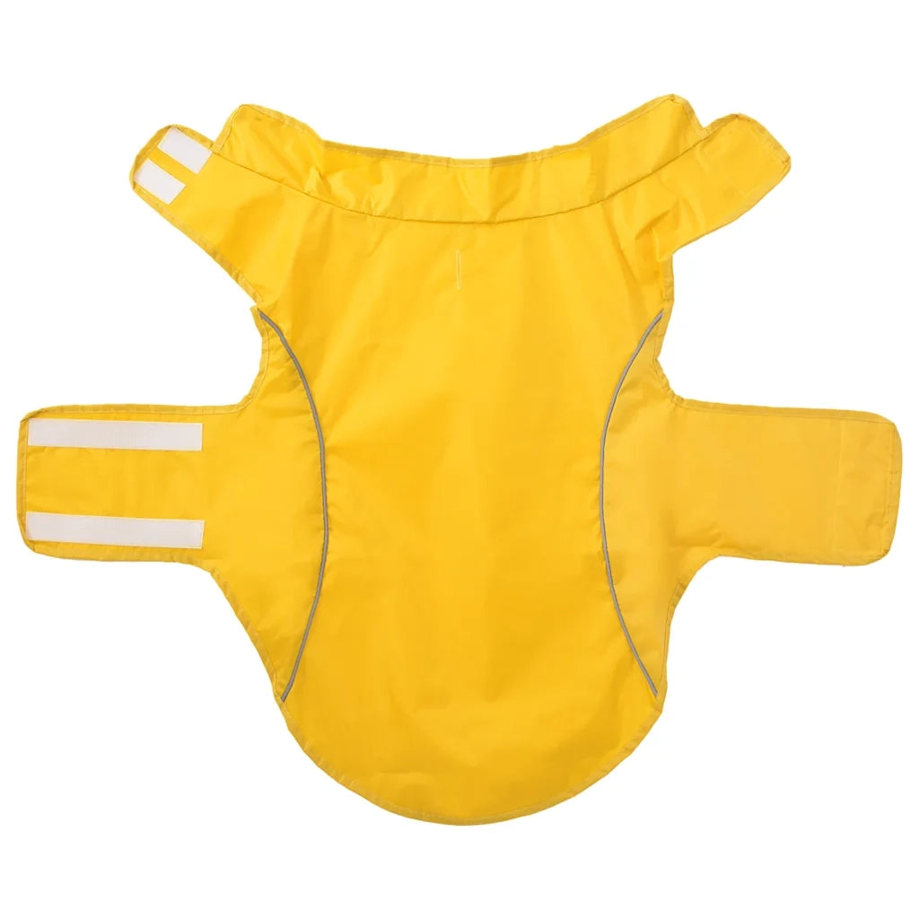 Impermeabile per Cani con Strisce Riflettenti Poliestere XL