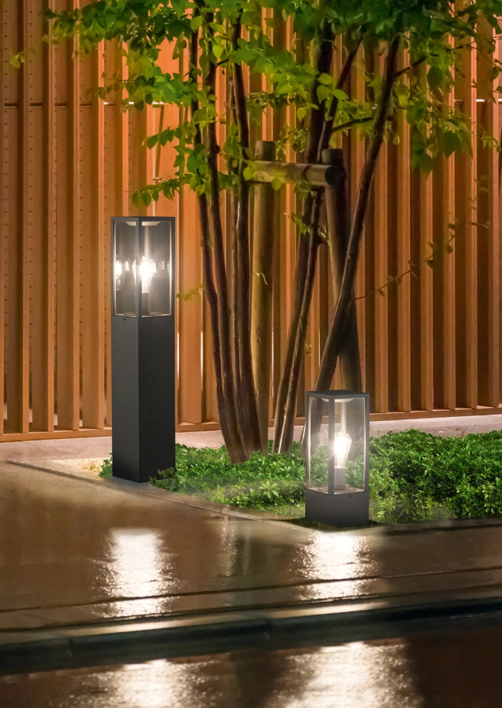 Lampada tavolo da Esterno  E27 in Pressofusione di alluminio Antracite