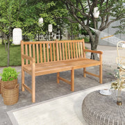 Panchina da Giardino 150 cm in Legno Massello di Teak 316623