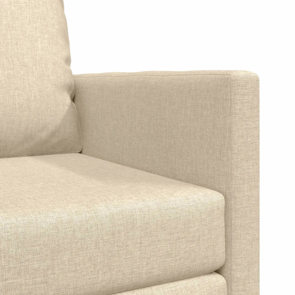 Divano letto | Sof¨¤ letto | Letto singolo Crema 74 x 77 x 81 cm Tessuto