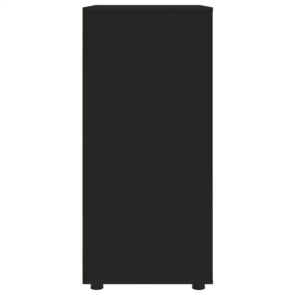 Armadi di Stoccaggio Nero 80 x 48 x 105 cm Legno multistrato