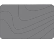 Mat Antislip per Bagno - Antislip e assorbente - Grigio - 80x50cm