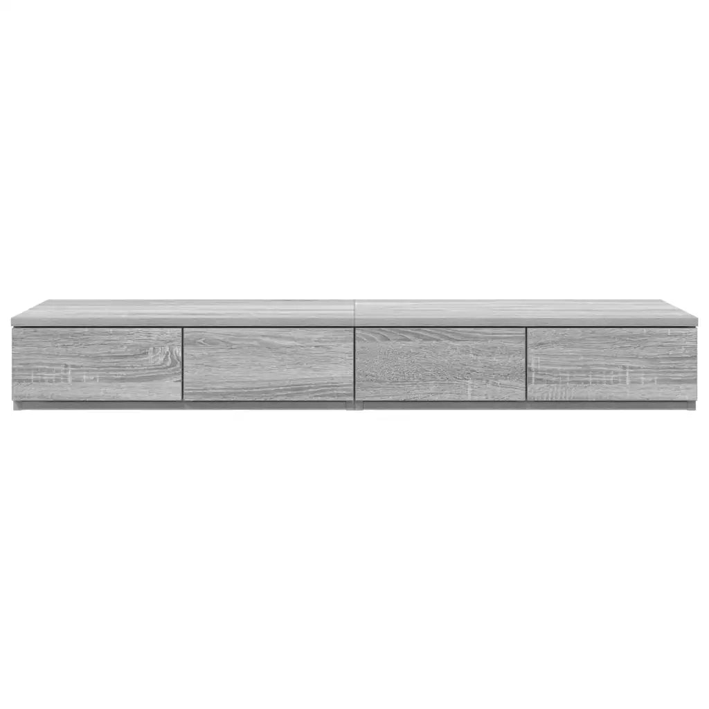 Cassetti per letto Grigio Sonoma 120 x 36,5 x 16,5 cm 866944