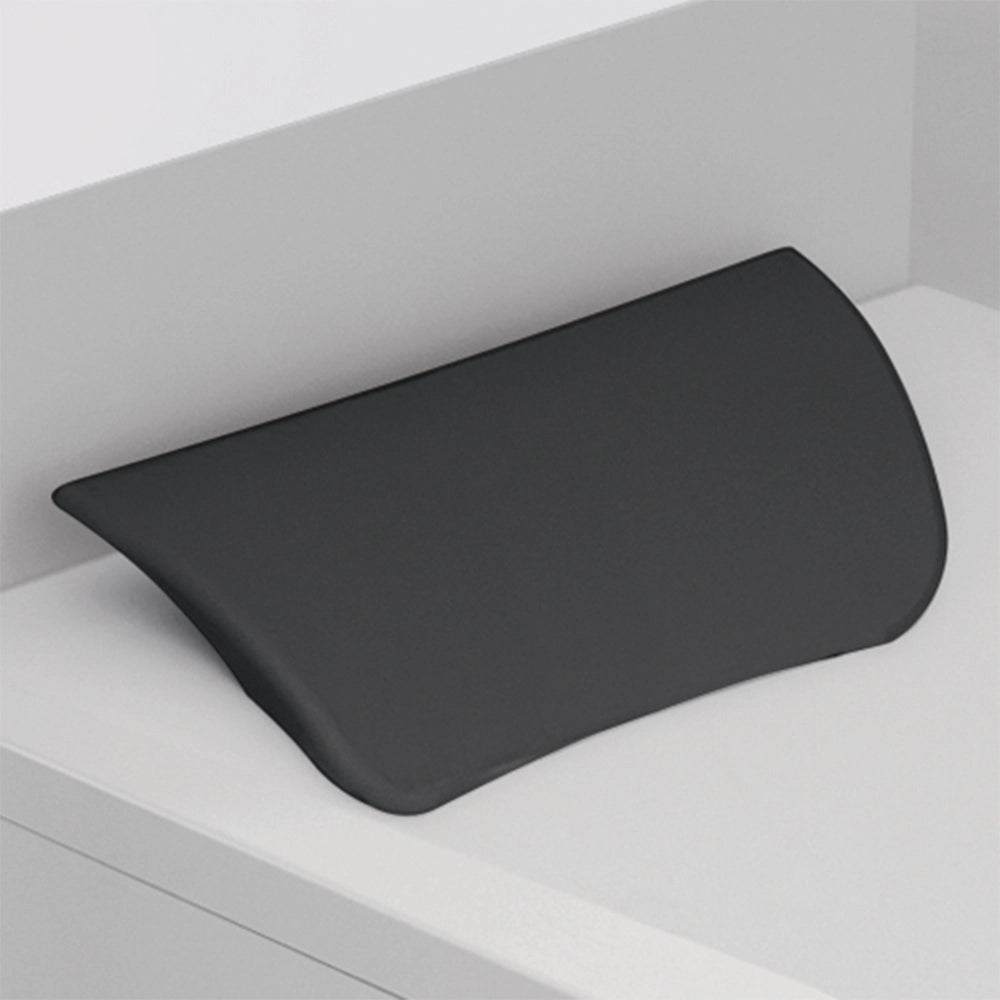 Vasca da bagno a parete 180x80 con pannelli bianco lucido e cuscino antibatterico Ypsilon