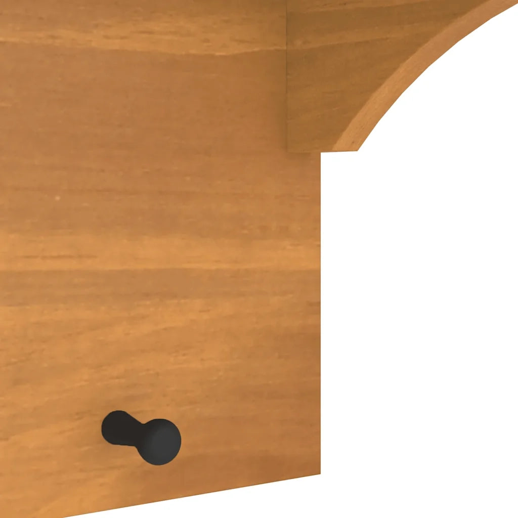 vidaXL Appendiabiti da Parete SANDNES 87x30x42 cm in Legno di Pino