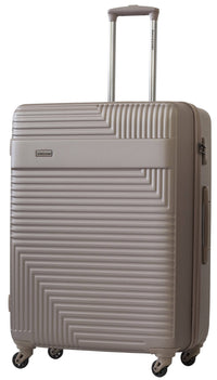 Set 3 Valigie Trolley Rigide in ABS 4 Ruote TSA Ravizzoni Long Island Beige