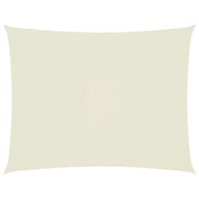 Parasole a vela | Telo Ombra | Vela da ombra Oxford Rettangolare 4x5 m Crema