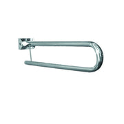 Barra maniglione inox ribaltabile cm 80 bianco