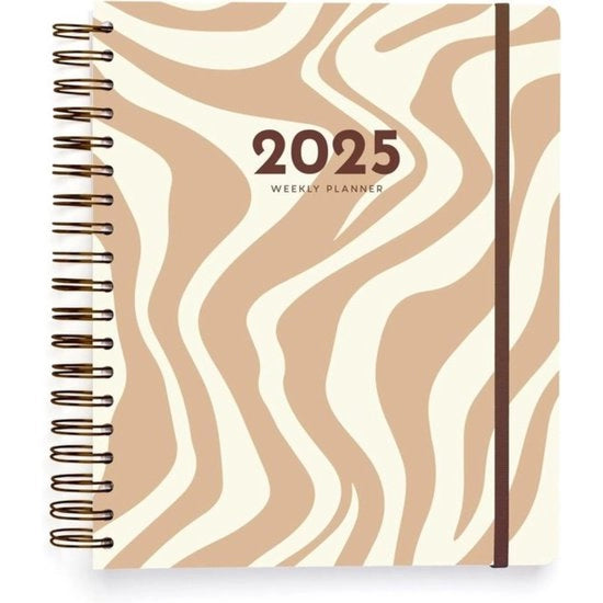 Agenda 2024 2025 Torta di Marmo - 17 Mesi Calendario - Pianificatore Settimanale 24 25 - Calendario Settimanale - Organizzatore Appuntamenti