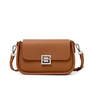 Borsa a tracolla da donna TOGO in vera pelle marrone
