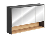 Mobile con specchio 120 cm 3 ante Borneo Cosmos 120 x 75 x 25 cm