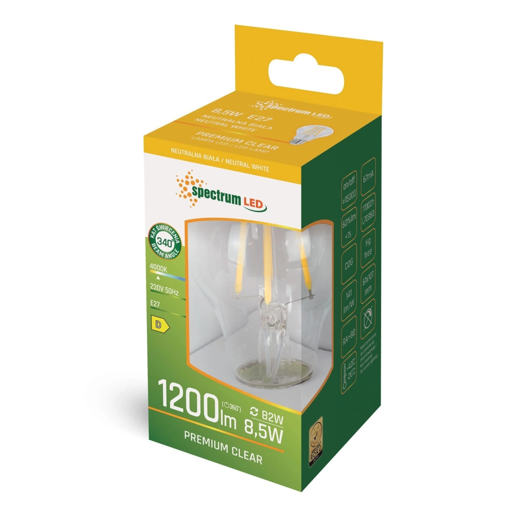 Bulbo Led Gls E-27 8,5w Woj+14596