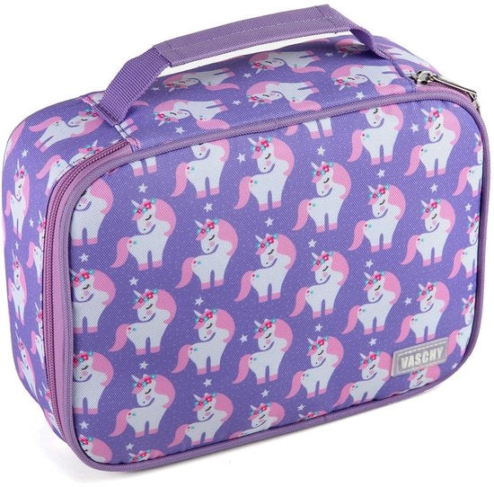 Etui Grande, organizzatore con più compartimenti, 72 pezzi, contenitore per scuola per ragazze, unicorno.