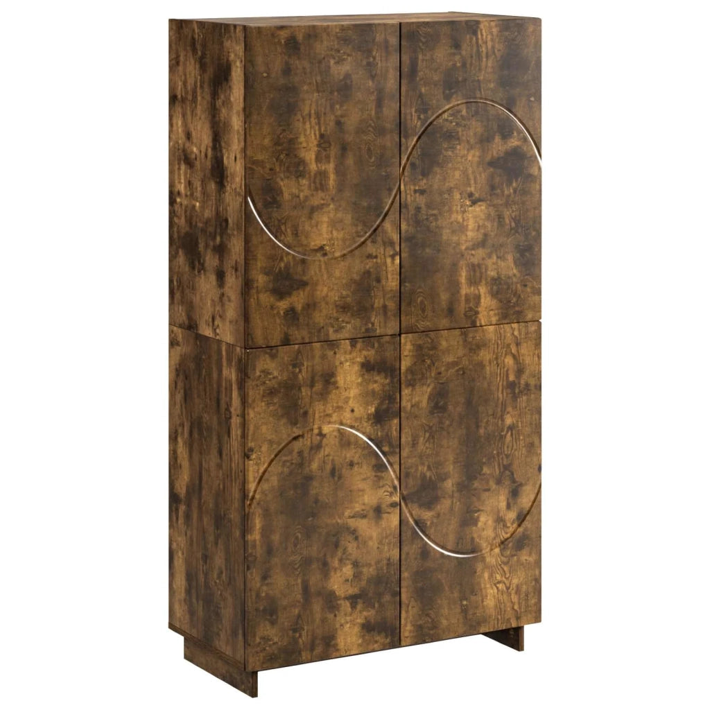 Credenza Rovere Fumo 79 x 41 x 151 cm Legno ingegnerizzato 3433114