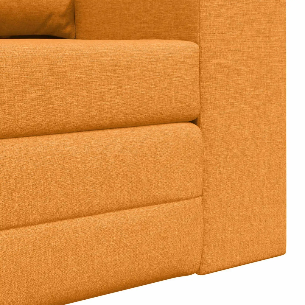 Divano letto 60cm Giallo Scuro Tessuto 4106681