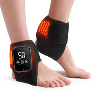 Set di riscaldamento singolo a due fasi con funzione di massaggio, massager singolo caricabile via USB per la circolazione del sangue e il riscaldamento, fascia di sostegno singola