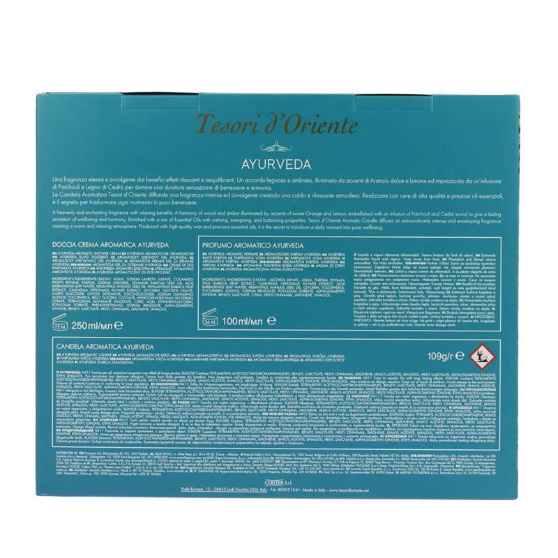 BOX TESORI D'ORIENTE SET REGALO FRAGRANZA AYURVEDA