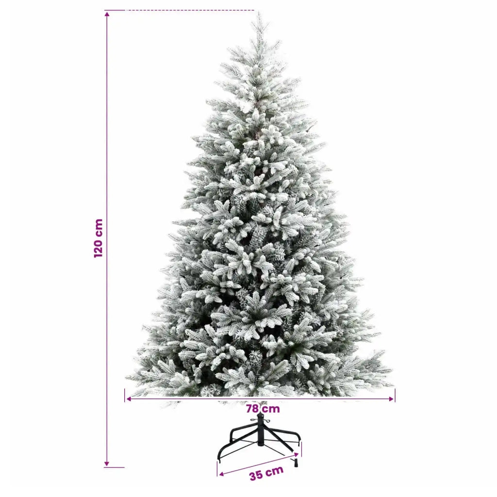 Albero di Natale Artificiale con Rami Pieghevoli 120 cm 42055618