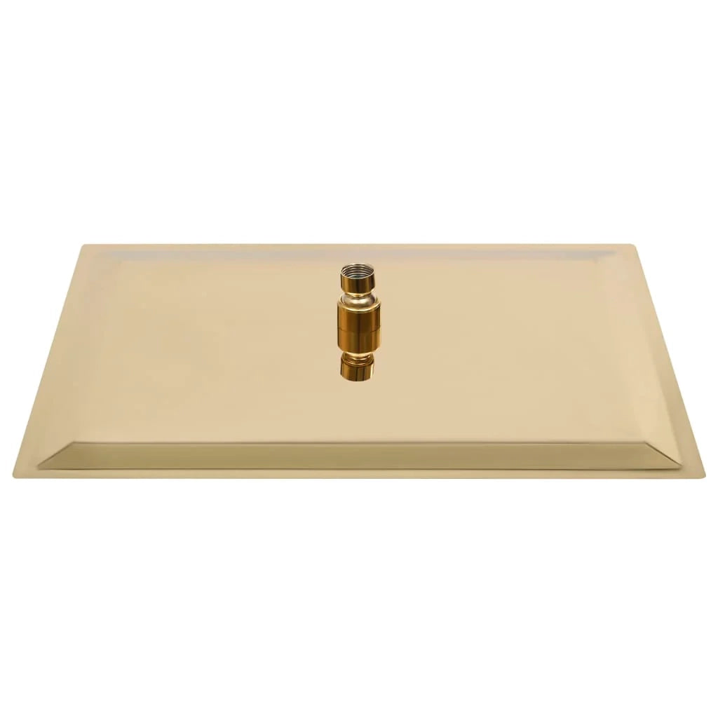 Soffione doccia a pioggia in acciaio inox 40x30 cm rettangolare finitura oro 02_0002096