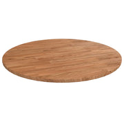 Piano Tavolo Rotondo Marrone Chiaro Ã˜60x1,5cm Rovere Trattatocod mxl 79129
