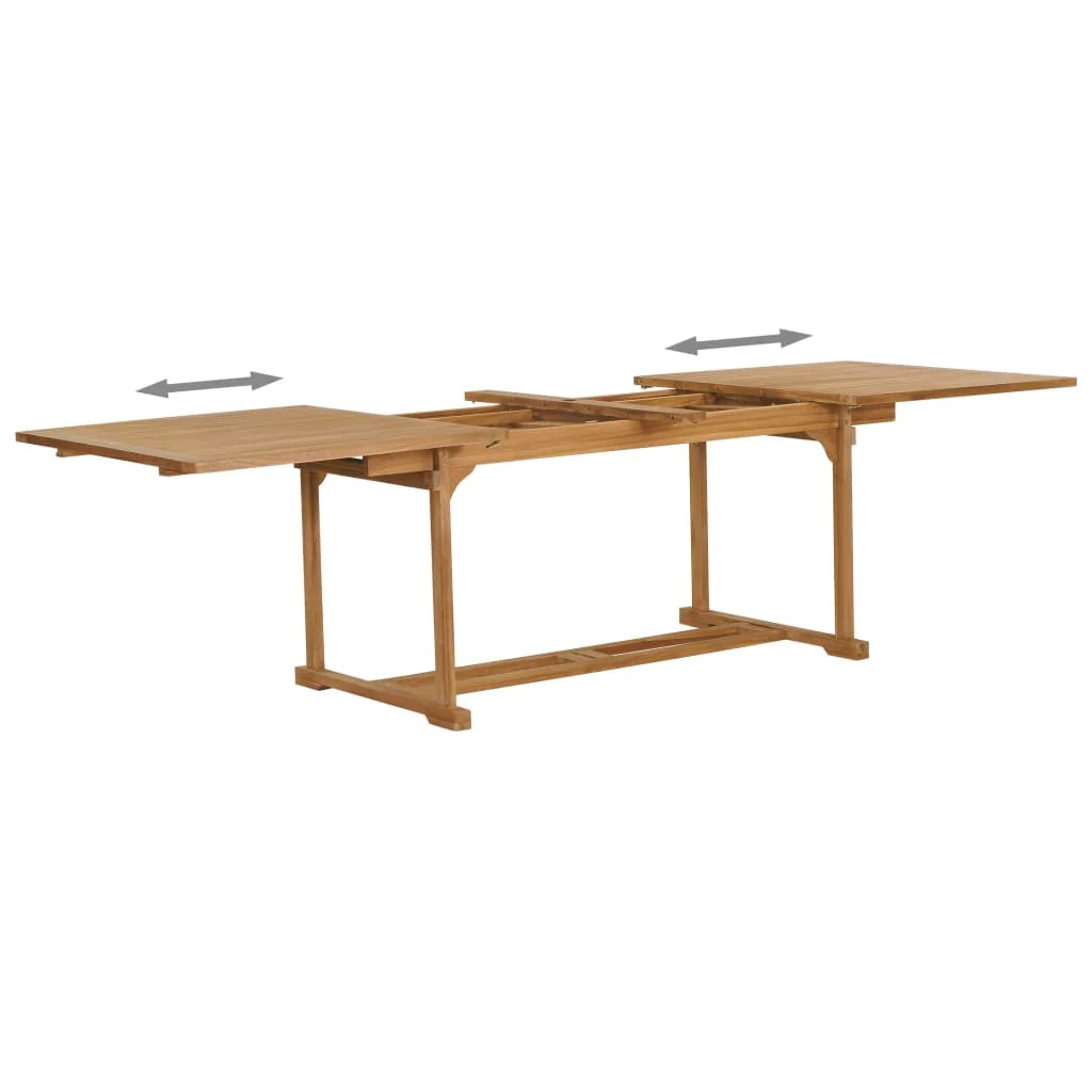 Set di mobili da giardino mobili da esterno 9 pezzi legno massello di teak 02_0018251
