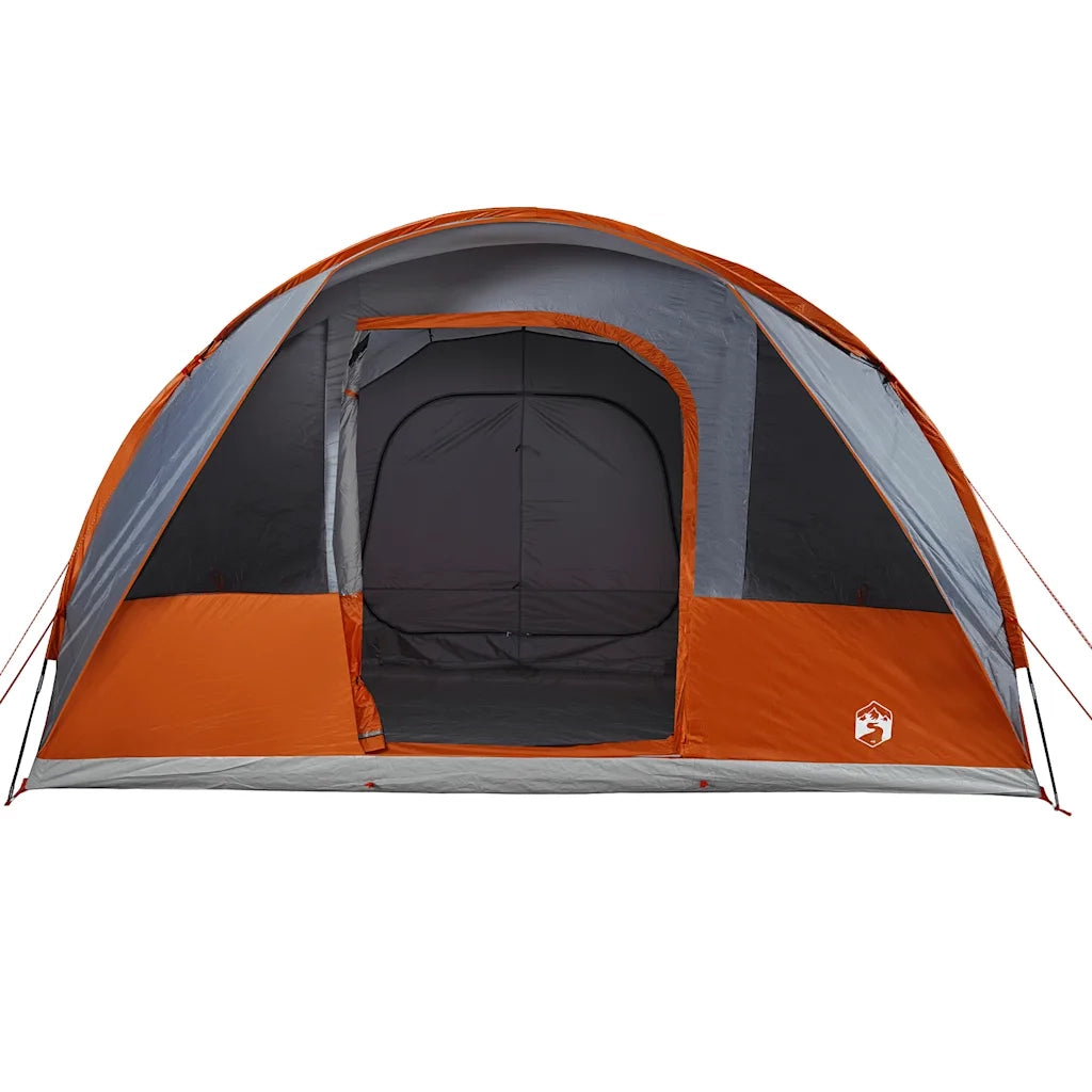 Tenda da Campeggio a Tunnel per 5 Persone Grigio e Arancione 4009424
