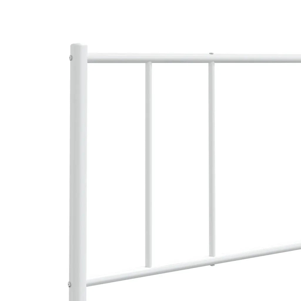 Testiera | Testata di Ricambio in Metallo Bianco 193 cm