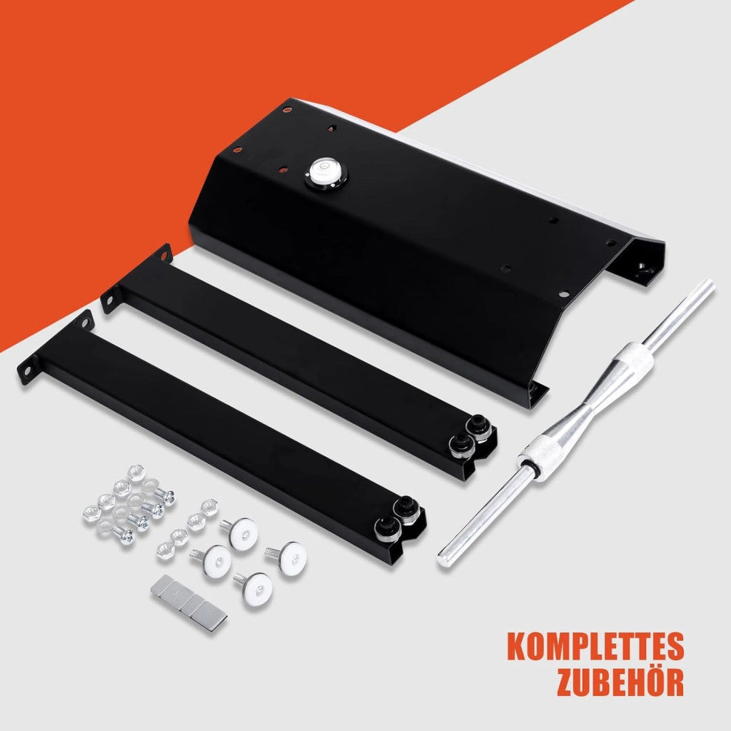 SOARS Equilibratore per moto, bilanciatore con coni di centraggio regolabili, bilanciamento portatile, bilanciatore universale, bilanciamento della ruota, bilanciatore
