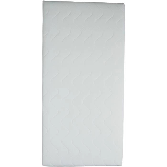 Materasso TINEO CROISSANCE - Scalabile - 2 lati di supporto: Rigido e Morbido - 60x120x12 cm